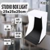 Hộp chụp sản phẩm di động mini - Studio Box Light Mini 25x25x25cm - anh 1